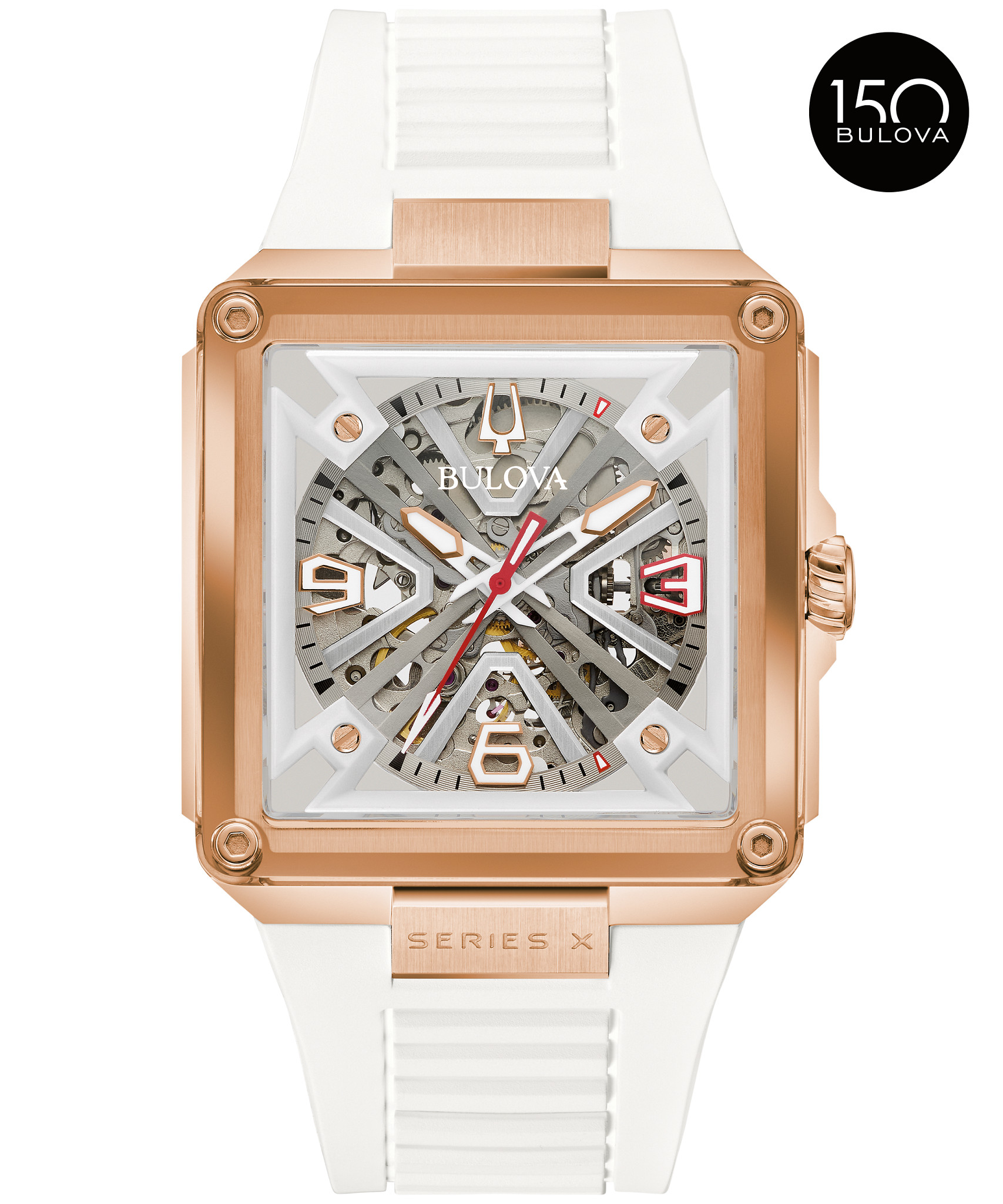 White Dial HNBR Rubber Series X² 97A194 | Bulova